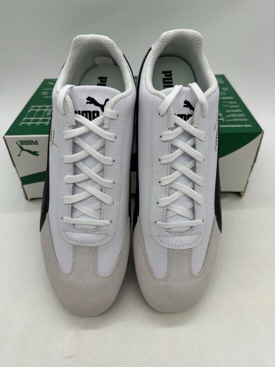 Puma Speedcat Shield Men\'s size 12 White black Running Shoes 397116 01 main image 6
